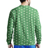 Green Sage Polka Dot Men's Sweatshirt-grizzshop