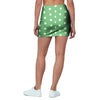 Green Sage Polka Dot Mini Skirt-grizzshop