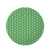 Green Sage Polka Dot Round Rug-grizzshop