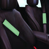 Green Sage Polka Dot Seat Belt Cover-grizzshop