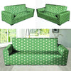 Green Sage Polka Dot Sofa Cover-grizzshop