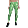 Green Sage Polka Dot Women's Leggings-grizzshop