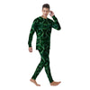 Green Snake 3D Print Pattern Men's Pajamas-grizzshop