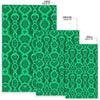 Green Snakeskin Python Skin Pattern Print Floor Mat-grizzshop