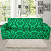 Green Snakeskin Python Skin Pattern Print Sofa Covers-grizzshop