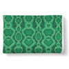 Green Snakeskin Python Skin Pattern Print Throw Blanket-grizzshop