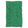 Green Snakeskin Python Skin Pattern Print Throw Blanket-grizzshop