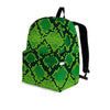 Green Snakeskin print Backpack-grizzshop