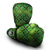 Green Snakeskin print Boxing Gloves-grizzshop