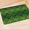 Green Snakeskin print Door Mat-grizzshop