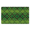 Green Snakeskin print Door Mat-grizzshop