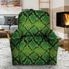 Green Snakeskin print Recliner Cover-grizzshop