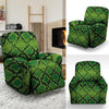 Green Snakeskin print Recliner Cover-grizzshop