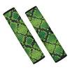 Green Snakeskin print Seat Belt Cover-grizzshop