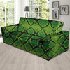 Green Snakeskin print Sofa Cover-grizzshop