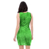 Green Tie Dye Bodycon Dress-grizzshop