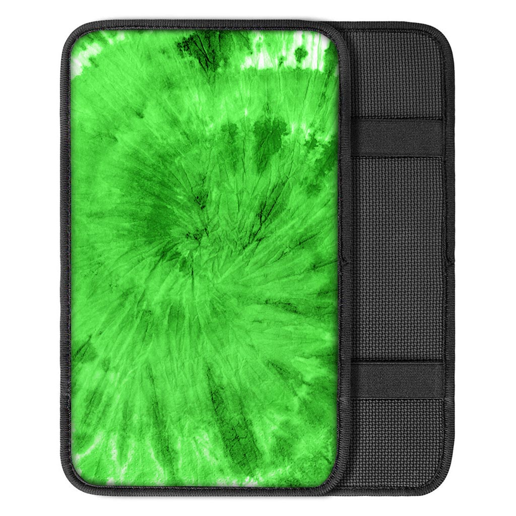 Green Tie Dye Car Console Cover-grizzshop