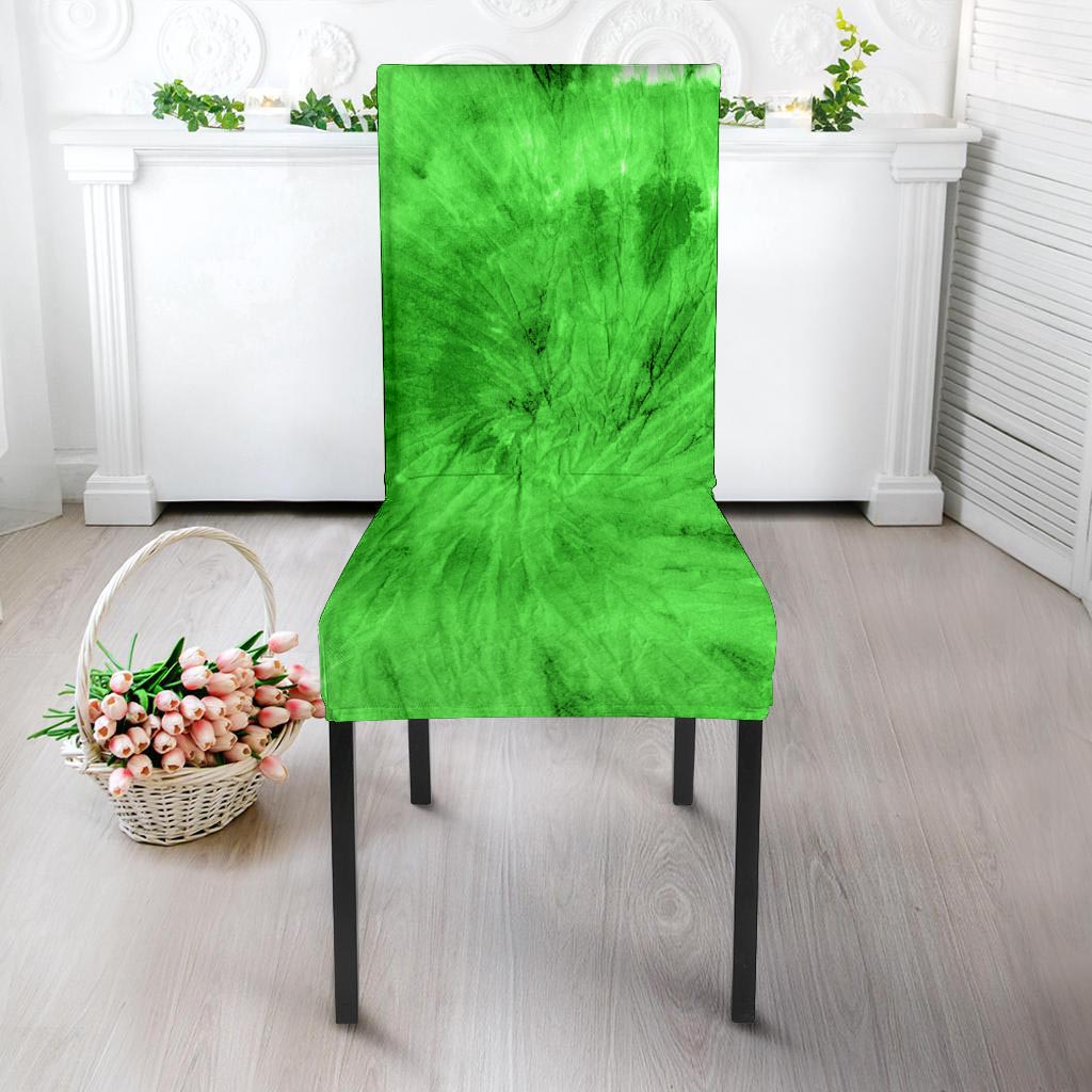 Green Tie Dye Chair Cover-grizzshop