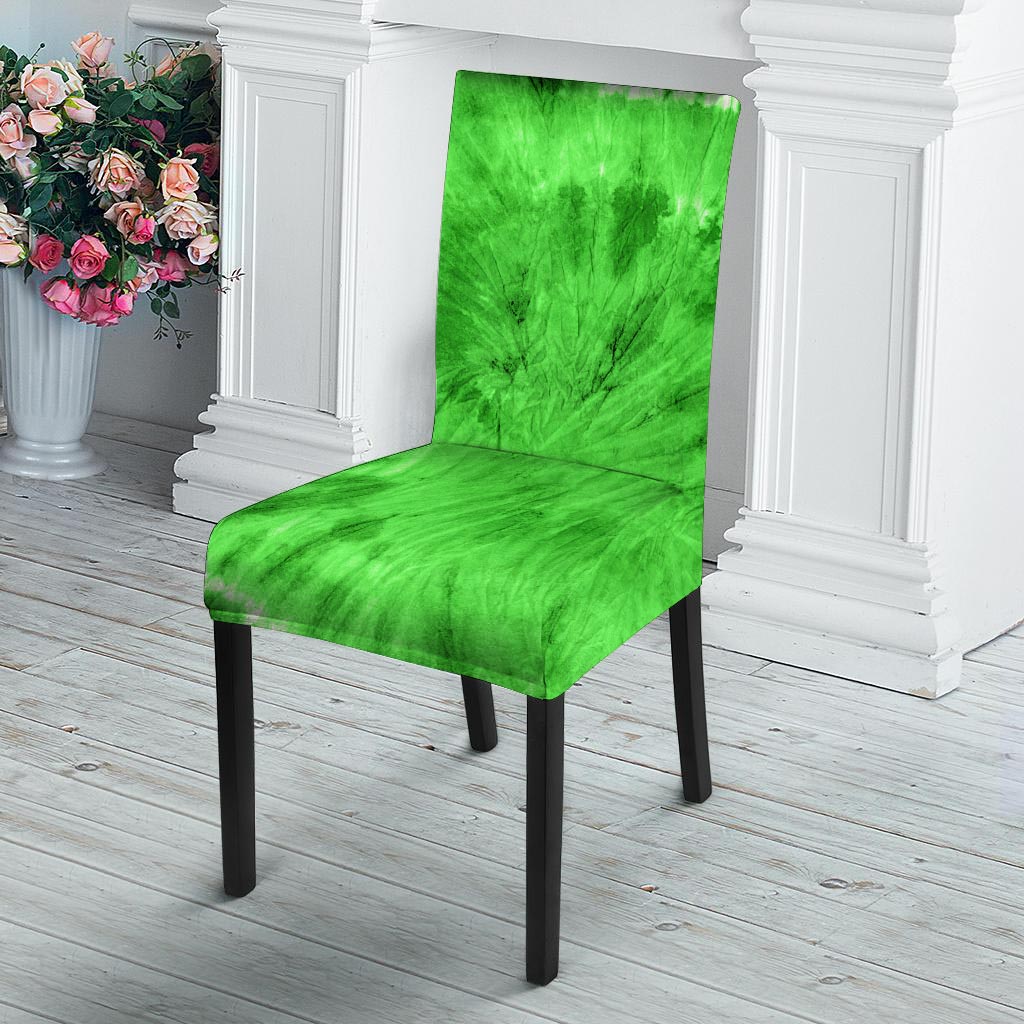 Green Tie Dye Chair Cover-grizzshop