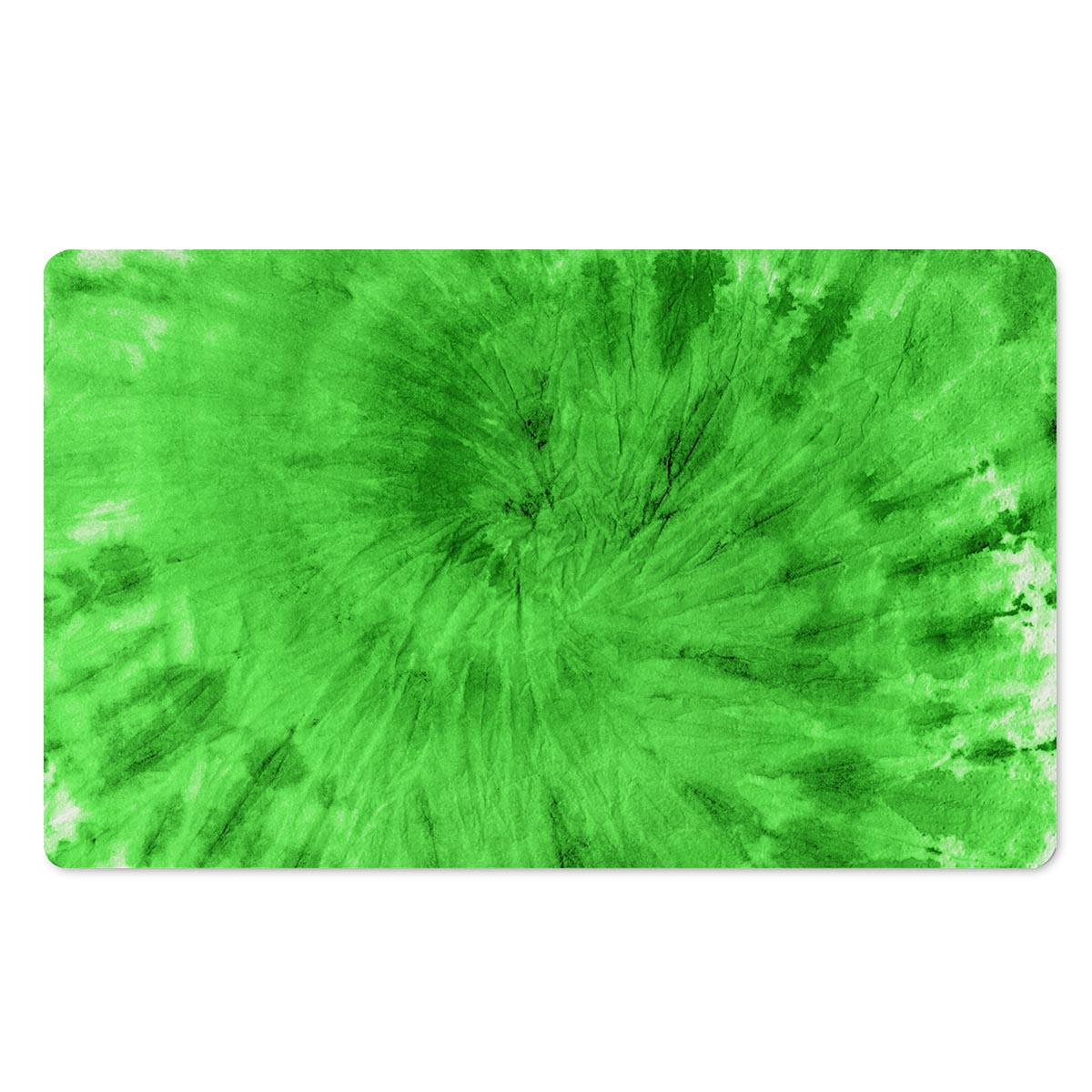 Green Tie Dye Door Mat-grizzshop