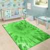 Green Tie Dye Floor Mat-grizzshop