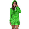 Green Tie Dye Hoodie Dress-grizzshop