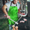 Green Tie Dye Men's Apron-grizzshop