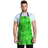 Green Tie Dye Men's Apron-grizzshop