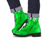 Green Tie Dye Men's Boots-grizzshop