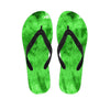 Green Tie Dye Men's Flip Flops-grizzshop