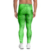 Green Tie Dye Men's Leggings-grizzshop