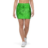 Green Tie Dye Mini Skirt-grizzshop