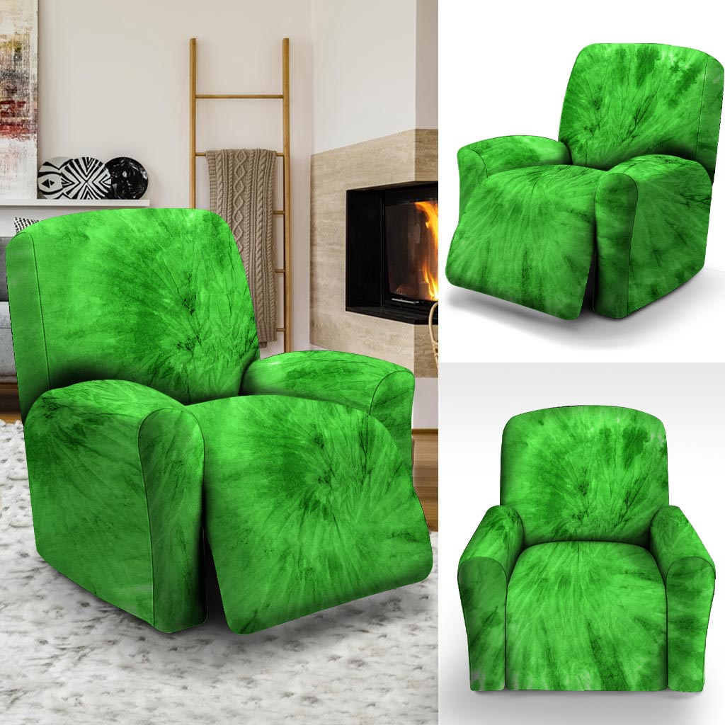 Green Tie Dye Recliner Cover-grizzshop