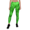 Green Tie Dye Women's Leggings-grizzshop