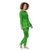 Green Tie Dye Women's Pajamas-grizzshop