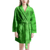 Green Tie Dye Women's Robe-grizzshop