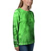 Green Tie Dye Women's Sweatshirt-grizzshop