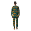 Green Zigzag Sunflower Men's Pajamas-grizzshop