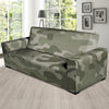 Grey And Green Camouflage Print Sofa Cover-grizzshop