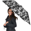 Grey Camo And Camouflage Print Umbrella-grizzshop