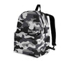 Grey Camouflage Print Backpack-grizzshop