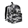 Grey Camouflage Print Backpack-grizzshop