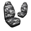 Grey Camouflage Print Car Seat Covers-grizzshop