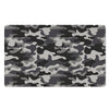 Grey Camouflage Print Door Mat-grizzshop