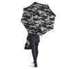 Grey Camouflage Print Umbrella-grizzshop