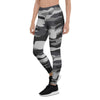 Grey Camouflage Print Women's Leggings-grizzshop