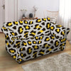 Grey Leopard Loveseat Cover-grizzshop