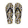 Grey Leopard Men's Flip Flops-grizzshop