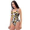 Grey Leopard One Piece Swimsuite-grizzshop