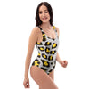 Grey Leopard One Piece Swimsuite-grizzshop